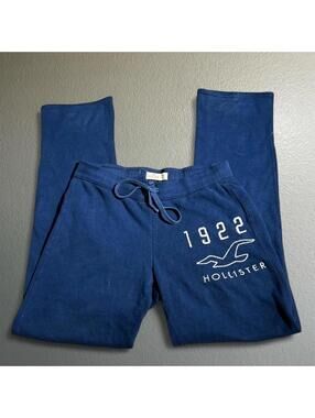 Hollister Y2K Vintage Navy Blue Flare Sweatpants